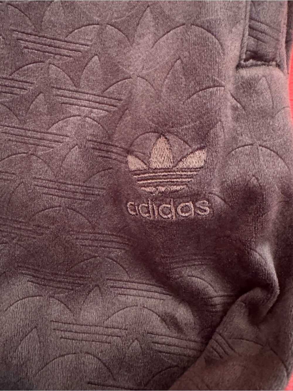 adidas Brown Elastic Waist Sweatpants - Picture 8 of 10